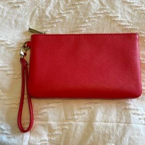 Coral Wristlet with gold accents
